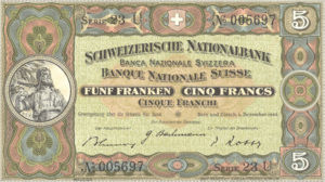 Switzerland, 5 Franc, P11j
