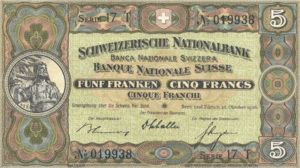 Switzerland, 5 Franc, P11h