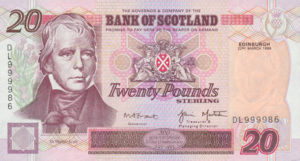 Scotland, 20 Pound, P121c