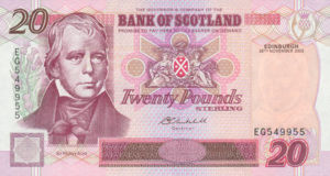 Scotland, 20 Pound, P121e