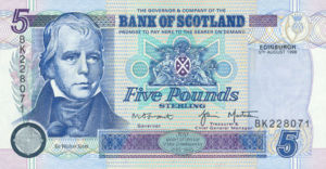 Scotland, 5 Pound, P119c