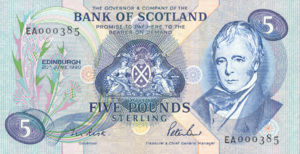 Scotland, 5 Pound, P116a