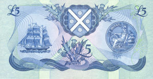 Scotland, 5 Pound, P116b