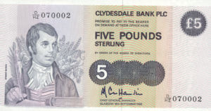 Scotland, 5 Pound, P212c