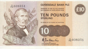 Scotland, 10 Pound, P213b