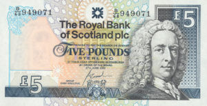 Scotland, 5 Pound, P352d