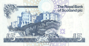 Scotland, 5 Pound, P352b