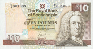Scotland, 10 Pound, P353b