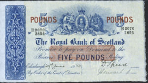 Scotland, 5 Pound, P317b