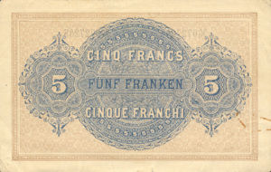 Switzerland, 5 Franc, P14