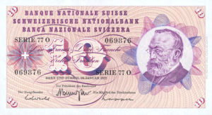 Switzerland, 10 Franc, P45r