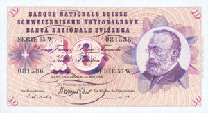 Switzerland, 10 Franc, P45n