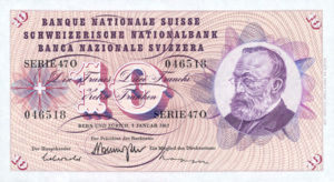 Switzerland, 10 Franc, P45l