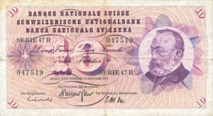 Switzerland, 10 Franc, P45l