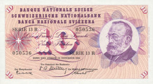 Switzerland, 10 Franc, P45d