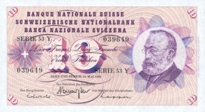 Switzerland, 10 Franc, P45n