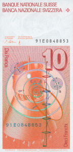 Switzerland, 10 Franc, P53i