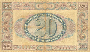 Switzerland, 20 Franc, P12d