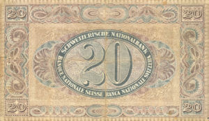 Switzerland, 20 Franc, P33c