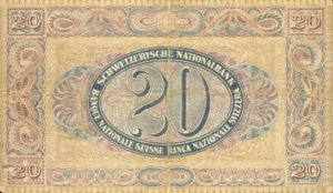 Switzerland, 20 Franc, P33a