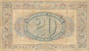 Switzerland, 20 Franc, P33d