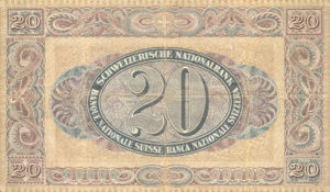 Switzerland, 20 Franc, P33e