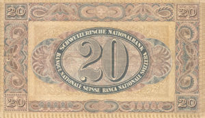 Switzerland, 20 Franc, P33h