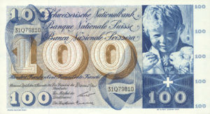 Switzerland, 100 Franc, P49d