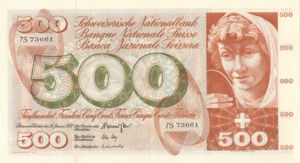 Switzerland, 500 Franc, P51j