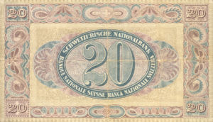 Switzerland, 20 Franc, P12e