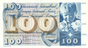 Switzerland, 100 Franc, P49j