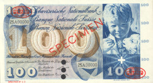 Switzerland, 100 Franc, P49ds