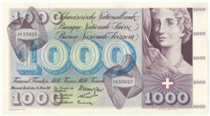 Switzerland, 1,000 Franc, P52f