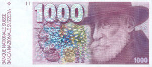 Switzerland, 1,000 Franc, P59f