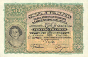 Switzerland, 50 Franc, P34b