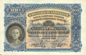 Switzerland, 100 Franc, P35n