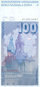 Switzerland, 100 Franc, P57d