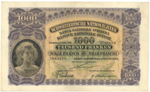 Switzerland, 1,000 Franc, P30