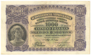 Switzerland, 1,000 Franc, P37a