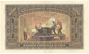 Switzerland, 1,000 Franc, P37g