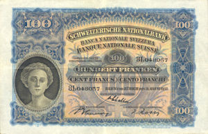 Switzerland, 100 Franc, P35j