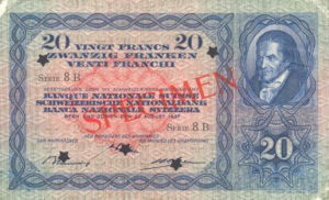 Switzerland, 20 Franc, P39fs