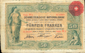 Switzerland, 50 Franc, P1