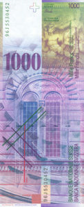 Switzerland, 1,000 Franc, P74a