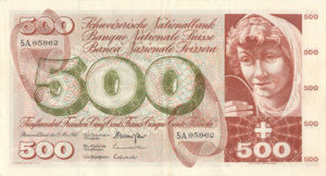 Switzerland, 500 Franc, P51f