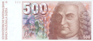 Switzerland, 500 Franc, P58a