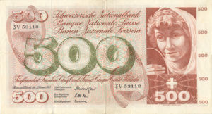 Switzerland, 500 Franc, P51d