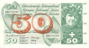 Switzerland, 50 Franc, P48d Sign.41