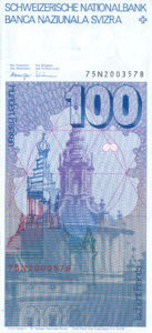 Switzerland, 100 Franc, P57a