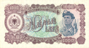 Albania, 1,000 Lek, P27Aa